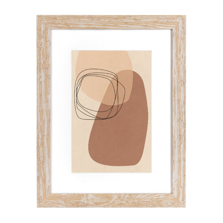 Fotolijst Capella Crème A2 (42x59,4 cm) - Art Print en Passe Partout