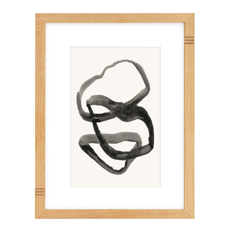 Vintlux Fotolijst Naesby Thin - Eiken Ongelakt A4 - Art Print en Passe Partout