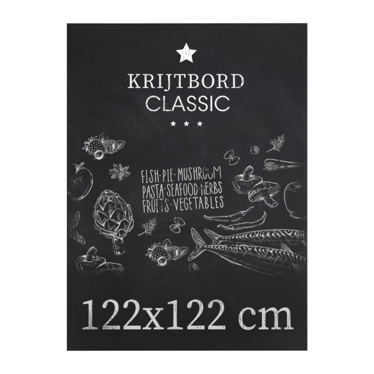 Krijtbord Classic 122x122 cm