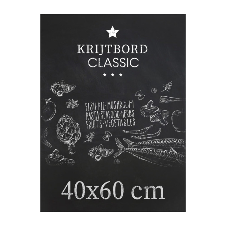 Krijtbord Classic 40x60 cm Verticaal en Horizontaal