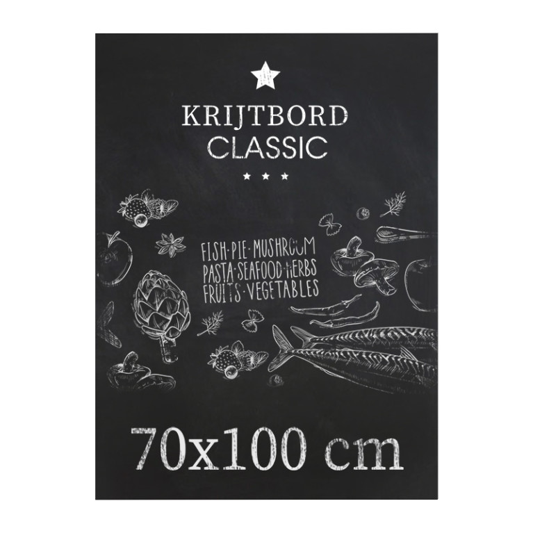 Krijtbord Classic 70x100 cm Horizontaal