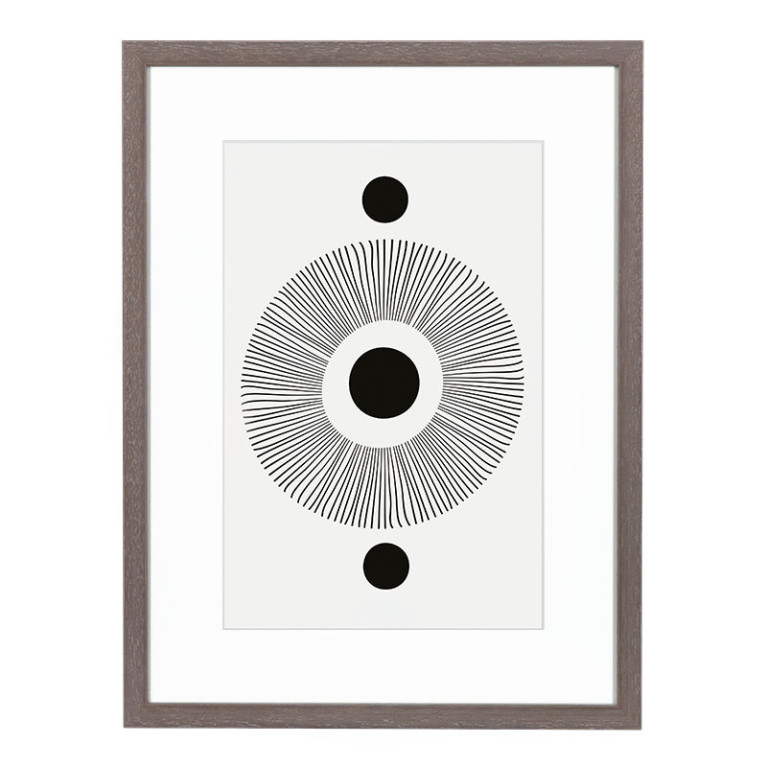 Wissellijst Vergrijsd 50x70 cm - Art Print en Passe Partout