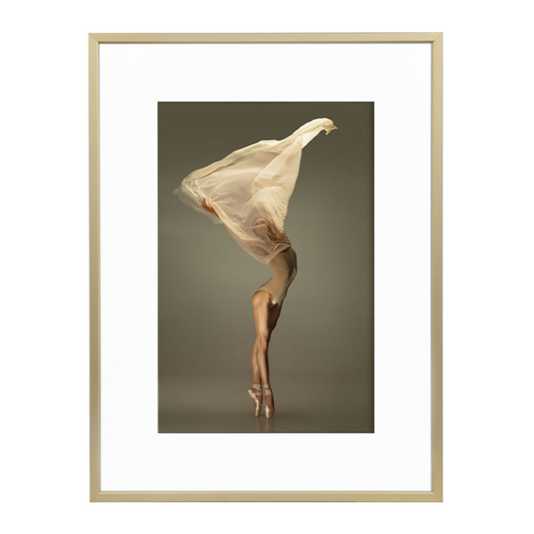 Wissellijst Champagne 18x24 cm - Art Print en Passe Partout