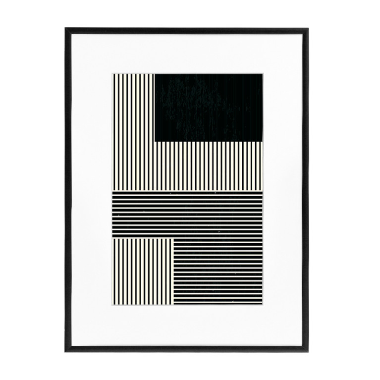 Wissellijst Aluminium Mat Zwart A4 - Art Print en Passe Partout