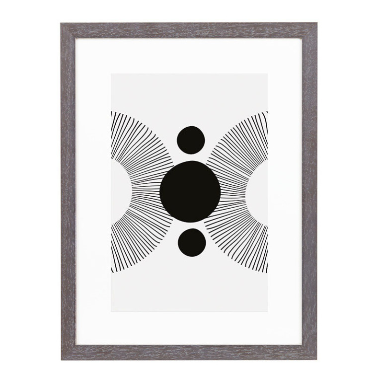 Wissellijst Vergrijsd Breed 40x60 cm - Art Print en Passe Partout