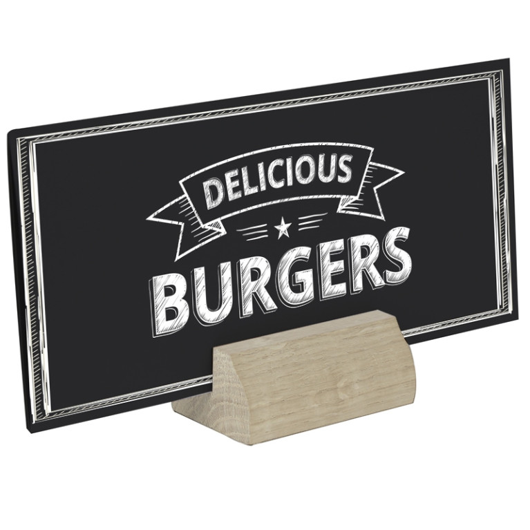 Menukaarthouder Stone Eiken 70x33 mm