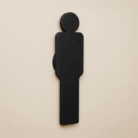 Oacklux Toiletbord Nova Zwart - Man
