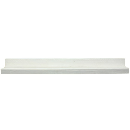 Fotoplank Steigerhout Wit 80cm voorkant details