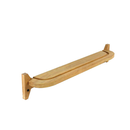 Wandplank Hout Eiken 60 cm Naturel - Schuin