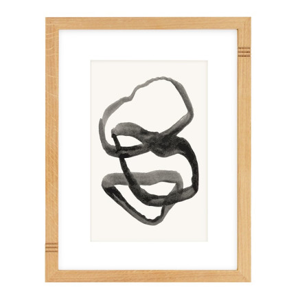Vintlux Fotolijst Naesby Thin - Eiken Ongelakt A4 - Art Print en Passe Partout