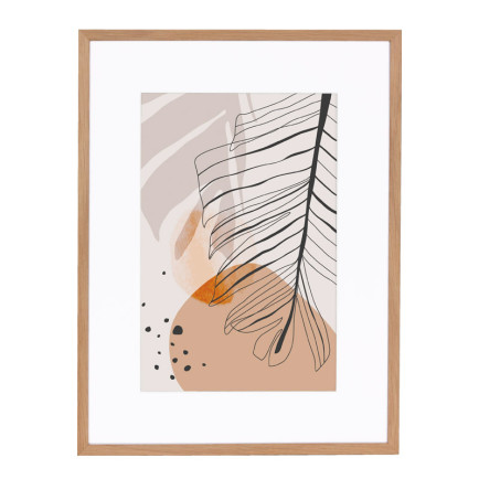 Fotolijst Karlum Eiken - Maatwerk Calculator - Art Print en Passe Partout