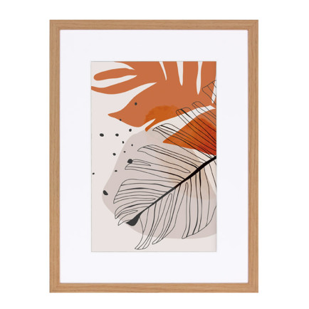 Fotolijst Sandefjord Eiken 40x50 cm - Art Print en Passe Partout