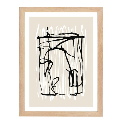 Vintlux Fotolijst Nordby Raised - Essen Ongelakt 50x50 cm