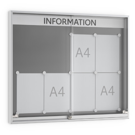Informatiekast Binnen Schuifdeur 8x A4 Premium