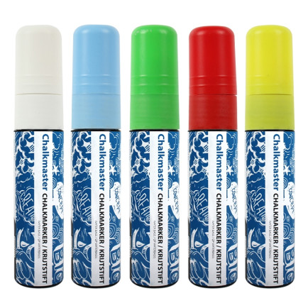 Krijtstiften 5 stuks kleuren 15 mm