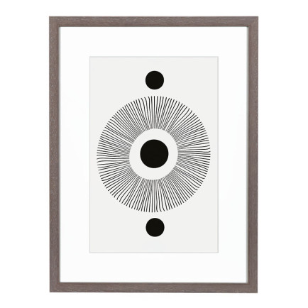 Wissellijst Vergrijsd 40x60 cm - Art Print en Passe Partout