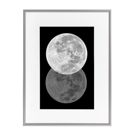 Wissellijst Budget Zilver 30x40cm met print
