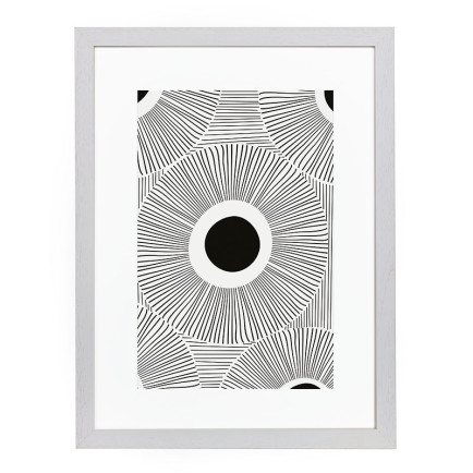 Wissellijst Hout Wit Breed A4 - Art Print en Passe Partout