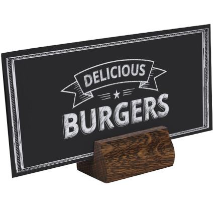 Menukaarthouder Donker Eiken 70x33 mm 